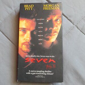 Seven (Se7en) (1996) VHS Horror Thriller Cult Brad Pitt David Fincher Tested